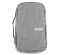 LALAFINA Lightweight Waterproof Travel Wallet Passport Holder Made of Sturdy Polyester, Portable Document Bag for Organising Passports, Credit Cards and Travel Essentials
