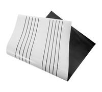 LALAFINA Magnetic Dry Erase Board Music Staff White Board 23.58x11.79x0.04in Multifunctional Sleek Rectangular Rubber Whiteboard for Classroom Students and Music Teachers