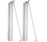 LALAFINA Mahjong Tile Ruler 2Pcs Plastic Push Tool Reusable Stick for-The-Go Mahjong Game