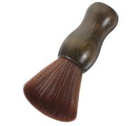 LALAFINA Male Beard Brush with Wooden Handle and Soft Bristles, Portable Shaving Soap Brush for Men, Handy Grip Design for Travel and Business Beard Care Random Color
