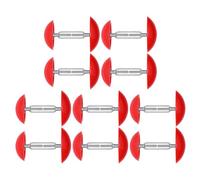 LALAFINA Mini Adjustable Shoe Stretchers Aluminium and Abs Material for Wide Feet 5 Pairs Portable Design, Suitable for Sneakers and High Heels, for Shoe Storage and Business Trips