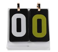 LALAFINA Mini Portable Scoreboard Flip Stand Lightweight Acrylic Tabletop Score Keeper for Basketball and Baseball Competitions