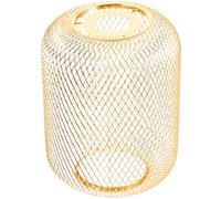 LALAFINA Modern Minimalist Metal Mesh Lampshade Ceiling Light Cover 150x210mm Electroplated Gold Rose Pendant Ceiling Lamp Shade for Home, Hotel, Restaurant