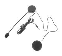 LALAFINA Motorcycle Helmet Headset Lightweight Ergonomic Design with HD Microphone Compatible with Smartphones and Tablets Easy Volume Control for Riders and Outdoor Use