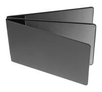LALAFINA Multifunctional Black PC Driver License Holder with Four Card Slots, Portable Size and Unique Creative Design, Auto Registration Card Holder for Car Document Organisation