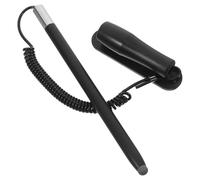 LALAFINA Multifunctional Black Spring Stylus Pen with Holder, Universal Capacitive Screen Pen for Touchscreen Devices, Retractable Design Suitable for Car Dashboard and Tablet Use