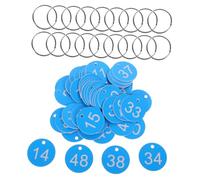 LALAFINA Multifunctional Valve Number Tags 1-50 Pieces for Easy Organization Identificati