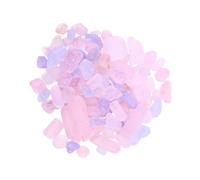 LALAFINA Natural Crystal Stones Tumbled Gravel for Fish Tank and Flowerpot Decoration, Irregular Shape Polished Crystal Pebbles, about 500g, Easy for Daily Washing, for Home and DIY Crafts