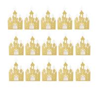 LALAFINA Paper Candy Boxes Candy Wrap Box 20pcs Stylish Golden with Beautiful Design for Graduation Time and Wedding Party Treats and Sweet Wedding Favour