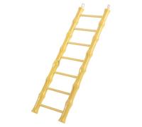 LALAFINA Parrot Step Ladder Plastic Hamster Cage Hanging Climbing Steps for Budgies and Small Rodents 8.5 * 29.5Cm
