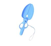 LALAFINA Pet up Cleaning Tool with Extra Giant Shovel and Long Handle Small Scoop, Blue Pp Plastic with Big Wide Mouth Design and High Hardness for Efficient Litter and Manure Removal