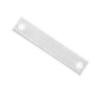 LALAFINA Photoelectric Beam Sensor Reflector with Compact Design and Stable Signal Transmission, White Plastic Rectangle Reflector for Busy Production Lines and Industrial Automation
