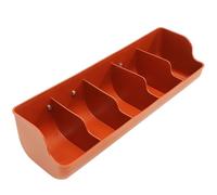 LALAFINA Plastic 5-compartment Pig Manger Feeder with Unique Shape for Holding Water or Food Suitable for Commercial and Domestic Livestock Farms
