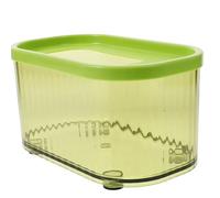 LALAFINA Plastic Bird Bath Box for Parrot and Sparrow with Removable Lid, Light Green Ps Material, Sturdy Birdcage Bath Tub Suitable for Summer Bathing and Water Play