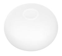 LALAFINA Plastic Oval Pendant Lamp Shade Flat Globe Light Cover Diameter 42Mm PE Material for Dining Area Bedroom Garden Patio Minimalist Modern Decor