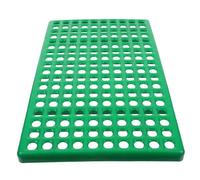 LALAFINA Plastic Rabbit Cage Base Pad with Circular Holes 1.6cm Diameter Easy to Clean and Ensures Safety Green Bunny Nest Mat for Rabbit Cage