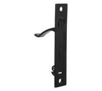 LALAFINA Pocket Door Recessed Finger Pull Handle Black Spring Loaded Flush Mount Hidden Sliding Door Hardware Edge Pull
