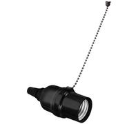 LALAFINA Pullswitch Lamp Holder Pull Chain Light Socket Bakelite Material E26 Specification Unique Stylish Design Ensuring Safety and Reliability Ceiling Light Use