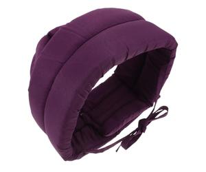 LALAFINA Purple Senior Safety Helmet for Adults with Special Needs, Cotton and Sponge Material, Secure Fit, Reduces Risk of Head Injuries, for Daily and Community Activities