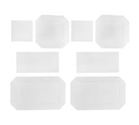 LALAFINA Quilting Templates Sewing Ruler Guide Square Rectangle Acrylic 4pcs Reusable for Home Textile Creations and Home Projects Beginners Experts