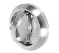 LALAFINA Recessed Pulls Stainless Steel Hidden Handles 2Pcs Flush Mount for Cabinet and Sliding Door Applications