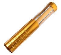 LALAFINA Rechargeable LED Glow Stick Metal Flashing Nightclub Bar Light for Party Concert Outdoor Events Bright Fluorescent Festival Accessory with White Flashing Light Safe Design