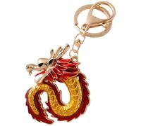 LALAFINA Red 3d Dragon Modeling Keychain Metal Keychain Unique Stylish Dragon Shape Bag Pendant for Backpack