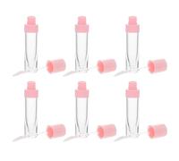 LALAFINA Refillable Empty Lip Gloss Tubes Easy to Carry 6pcs and Abs Material Suitable for Professional Makeup and Artistic Creations