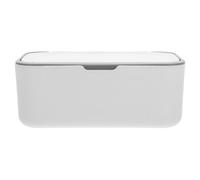 LALAFINA Refillable Wipe Holder with Sealing Lid Compact Dustproof Wipes Dispenser Box for Bathroom and Travel Tissue Container White Portable and Easy to Clean