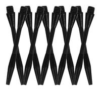 LALAFINA Replacement Nylon Dart Shafts 50 Pcs 48Mm Threaded Plastic Stems for Steel and Soft Tip Darts Medium Length Accessories for Professional and Casual Play
