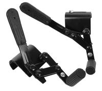 LALAFINA Replacement Wheelchair Brake Pair with Metal-Plastic Material - Dual Brake Parking Lock & Ergonomic Handle - Suitable for Manual Wheelchairs, Disabled Users, and Care Facility