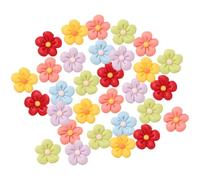 LALAFINA Resin Flower Charms 50Pcs Delicate Phone Shell Decor for DIY Hairpin and Phone Case Accessories, Mixed Styles Miniature Floral Designs for Crafting Random Style