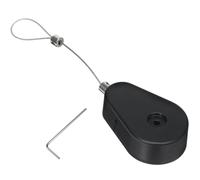 LALAFINA Retractable Security Cable Lock Steel Wire and Plastic Material with Anti-lost Function Sturdy Merchandise Anti Theft Cable Case Suitable for Home and Office Use