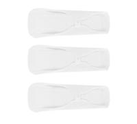 LALAFINA Reusable Cotton Sanitary Pads 3pcs with Breathable Fabric and Button Snap Washable Menstrual Pads Comfortable Period Easy to Carry for Women for Travel