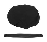 LALAFINA Rollator Walker Seat and Backrest Cover Set - Washable Elastic Black Cloth Seat Protector - Removable Waterproof Cover for Individuals Needing Rehabilitation in Damp Environments