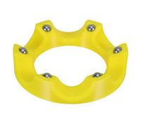 LALAFINA Rotating Bowling Ball Polishing Accessory and Display Stand with 360° Smooth Rotation, Yellow Pla Material, Easy Maintenance, for Bowling Ball Practice and Home Use