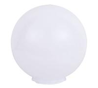 LALAFINA Round Globe Light Shade Globe Lamp Shade Acrylic Lamp White Acrylic Replacement Post for Home Indoor Outdoor Decoration, 20CM Post Ball