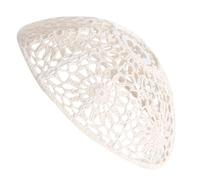 LALAFINA Rustic Hand Woven Cotton Rope Lampshade for E27 Lamp Holder, Beige Iron Frame, Suitable for Most Lamps, for Farmhouse and Restaurants, Simple Weaving Design Hanging Light Cover