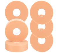 LALAFINA Self-Adhesive Heel Cushion Inserts Abrasion Resistant 6 Rolls Khaki Foam Pads to Prevent Heel Slip for Women Shoes for Leather Shoes and Outdoor Walking