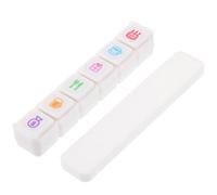 LALAFINA Self Inking Scrapbook Stamps Set, Cartoon Plastic Stamps Push Button for Daily Journals and Crafting Supplies