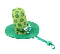 LALAFINA Shamrock Pet Hat for Dogs and Cats, Adorable St Patrick’s Day Puppy Hat Four-leaf Leaf Design, Decorative Pet Accessory for Party and Holiday Celebration