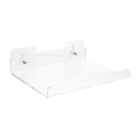 LALAFINA Shelf Organiser Rack Floating Wall Bathroom Acrylic Storage Mounted Storage Shelf for and Simple and Elegant Design Display Kitchen for Toiletries