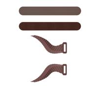 LALAFINA Silicone Devil Horns with Easy to Install and Remove Brown 1 Pair Headset Accessories with Realistic Appearance for Gaming Headset and Headphone Suitable for Long-term Wear and