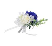 LALAFINA Silk Corsage Bracelet Artificial Flowers and Leaves, Adjustable Size Wrist Flower for Bridesmaid and Bride, Comfortable for Long Time Wearing, for Prom and Banquet