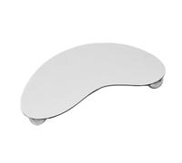 LALAFINA Silver Moon Pattern Heavy Load Bearing and Stable Design Acrylic and Stainless Steel Jewelry Storage Tray Perfume Organizer for Mother's Day and Valentine's Day for Vanity