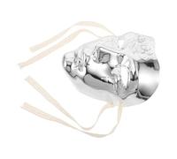 LALAFINA Silver Steampunk Mechanical Mask for Men with Exceptional Comfort and Multi-scene Versatility, for Cosplay Parties and Masquerade Balls, Made of Sturdy Abs Material