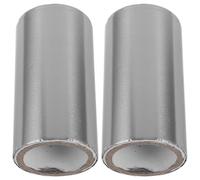 LALAFINA Silver Tinfoil Nail Foil Wraps, 2 Rolls for Gel Polish Remover Handy Nail Removal Process, Suitable for Beauty Tasks and Hair Treatments, Sufficient for Multiple Uses at Home