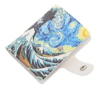 LALAFINA Small Wallet Portable Pu Wallet Stylish Multi-Card Slots Lightweight Card Holder for Nurses and Doctors Keep Cards Safe and Dry Assorted Color