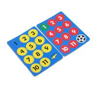 LALAFINA Soccer Board Magnetic Coaching Accessories Set with Whiteboard and Magnetic Counters for Team Formation and Sports Training