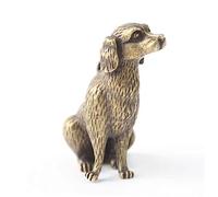 LALAFINA Solid Copper Dog Pendant Chinese Zodiac Diy Charm Pendant Charms Jewelry Making Home Decor
